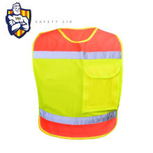 Красочный CE EN1150 Standard Kids Safety Vest, Детский отражающий жилет, PMS Comply и логотип настроен